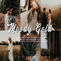 moody warm outdoor rustic portrait wedding lightroom presets - premium photography editing tools