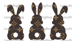 easter louis vuitton bunnies png digital download