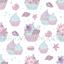 ocean holiday underwater seamless pattern vector illustration