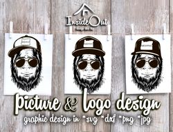 custom vector logo design svg. personal image in svg. your design