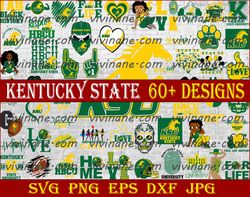 Bundle 57 Files Kentucky State Football Team Svg, Kentucky State Svg, HBCU Team svg, Mega Bundle, Designs, Cricut