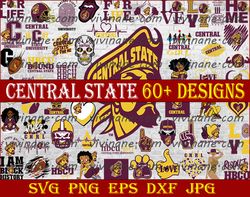 bundle 57 files central state university football team svg, central state university svg, hbcu team svg, mega bundle,