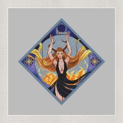 beltane cross stitch pattern