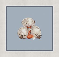 warmer together cross stitch pattern