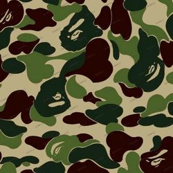bathing ape bape camouflage seamless tileable repeating pattern
