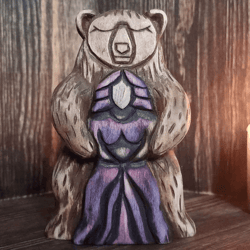 artio bear goddess pagan witch celtic goddess statue