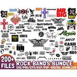 rock bands bundle, cut file cricut, bands svg, rock bundle svg, bands clip art, rock bands svg, rock music svg,silhouett