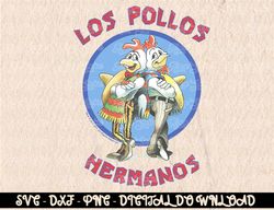 Breaking Bad Los Pollos Hermanos Back To Back Portrait Logo  Digital Prints, Digital Download, Sublimation Designs, Subl