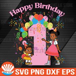 gracie's corner birthday- png digital file only | 1st birthday | birthday girl | transparent png
