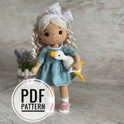 doll with a goose crochet pattern