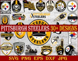 Bundle 25 Files Pittsburgh Steelers Football team Svg, Pittsburgh Steelers Svg, NFL Teams svg, NFL Svg, Png, Dxf, Eps