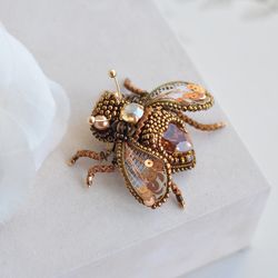 bee pin insect brooch bee jewelry bee brooch rhinestone brooch crystal bee honeybee broach pins bumble bee queen bee