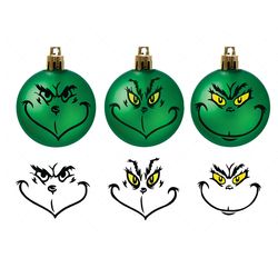 grinch svg bundle, png, pdf, grinch face svg, christmas svg