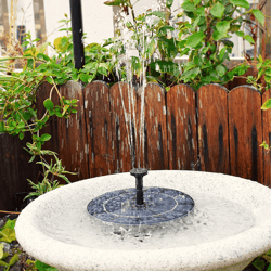 energy-efficient solar garden fountain: perfect for your green lifestyle