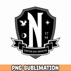 nevermore academy png, nevermore academy sublimation, nevermore png, wednesday png, wednesday movie