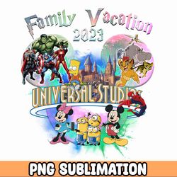 universal studios 2023 png, universal shirt, universal studios png, universal family vacation 2023, family trip 2023