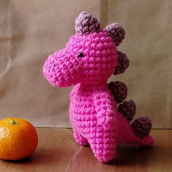 dinosaur - crochet pattern, dino amigurumi, small dinosaur, amigurumi crochet dinosaur, crochet toys, amigurumi toy, pdf