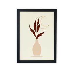 botanical 2 (art print, art instant download, modern, minimalist, poster print, wall decor)