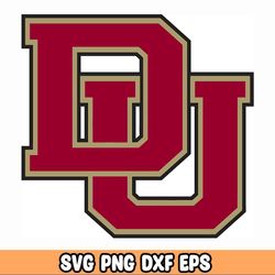 university of denver pioneers stickers svg