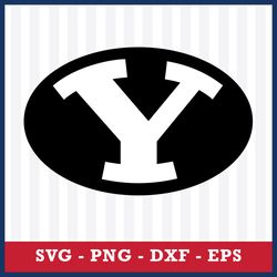 Logo Brigham Young Cougars 6 Svg, NCAA Svg, Sport Svg, Png Dxf Eps File