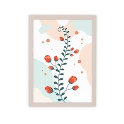 botanical 13 (art print, art instant download, modern, minimalist, poster print, wall decor)