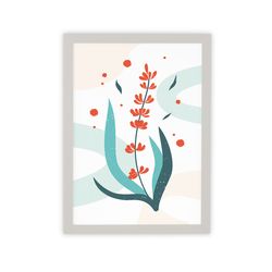 botanical 14 (art print, art instant download, modern, minimalist, poster print, wall decor)