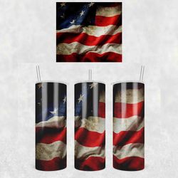 flag usa tumbler wrap, 20oz skinny tumbler, straight  designs, flag usa tumbler wrap png, flag usa wrap png