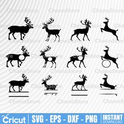 deer svg - mega bundle deer svg - deer bundle svg - deer silhouette - deer cut file - deer clipart - deer antler svg