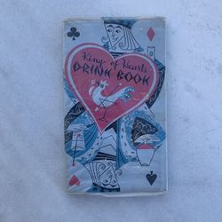 peter pauper press / king of hearts drink book 1955 vintage book vintage drink made present for him