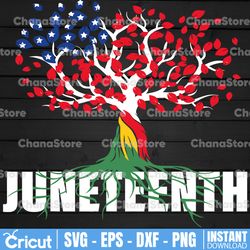 american grown african root tree svg juneteenth svg png digital