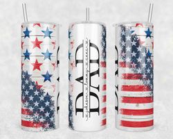 flag patriotic dad tumbler wrap, fathers day tumbler wrap, seamless tumbler for dad, split add kids names png