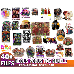 hocus pocus png bundle, hocus pocus png, halloween png bundle, happy halloween , digital download