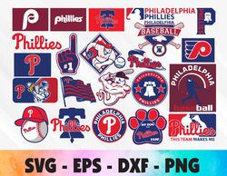 philadelphia phillies bundle logo,mlb team, logo basketball, svg, png, eps, dxf