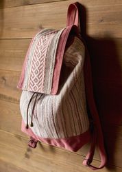 handwoven textile backpack "ethnic"