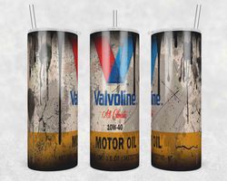 valvoline oil grunge tumbler wrap, 20oz skinny tumbler, valvoline oil tumbler wrap png, valvoline oil grunge wrap png