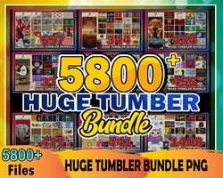 5800 huge tumbler bundle, tumbler png, tumbler template