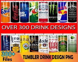 300 drink tumbler bundle png, beer brand png, softdrink tumbler
