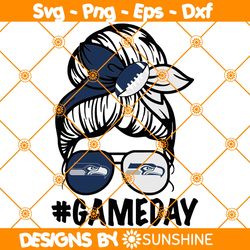 messy bun seattle seahawks svg, seattle seahawks fan svg, san seattle seahawks messy bun svg, seattle seahawks svg