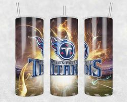 tennessee titans football tumbler wrap, 20oz tumbler design straight, nfl football, football tumbler wrap png