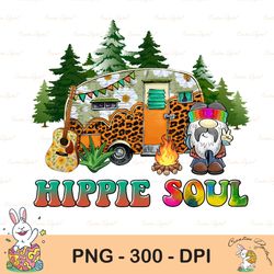 hippie soul camping png sublimation design,campfire png,camp life png,camping hippie gnome png,camping clipart,camping c