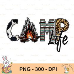 camp life png file, camp png, camping design png, leopard, cowhide , camping png, sublimation designs downloads,digital