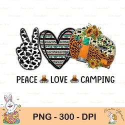 peace love camping png,  instant download, design sublimation png