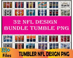 32 nfl teams tumbler bundle png, tumbler png, football tumbler