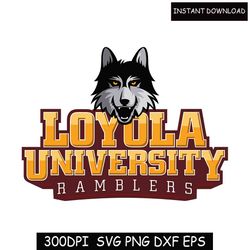 loyola-chicago ramblers coaster svg