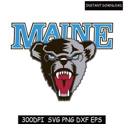 Maine Black Bears Bundle Svg / Png / Eps / Dxf