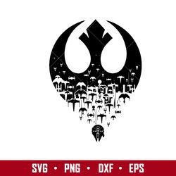star wars rebels svg, star wars rebels silhouette svg, star wars svg, png dxf eps digital file
