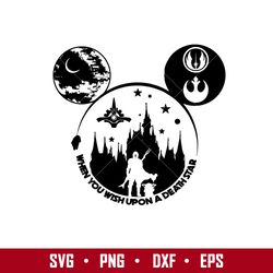 mickey mouse star wars svg, mickey ears svg, star wars svg, disney castle svg, png dxf eps digital file