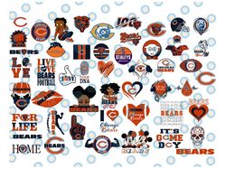 50 files chicago bears svg bundle, chicago svg, bears svg, chicago bears clipart , nfl teams svg, nfl svg, football