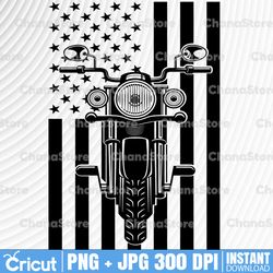 motorbike american flag svg, usa flag svg, motorcycle svg, motorbike sticker svg, motorbike decal, american flag svg