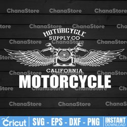 motorcycle svg, california motorcycle svg, motorcycle svg, biker svg, svg cut files for cricut & dxf, eps, png files